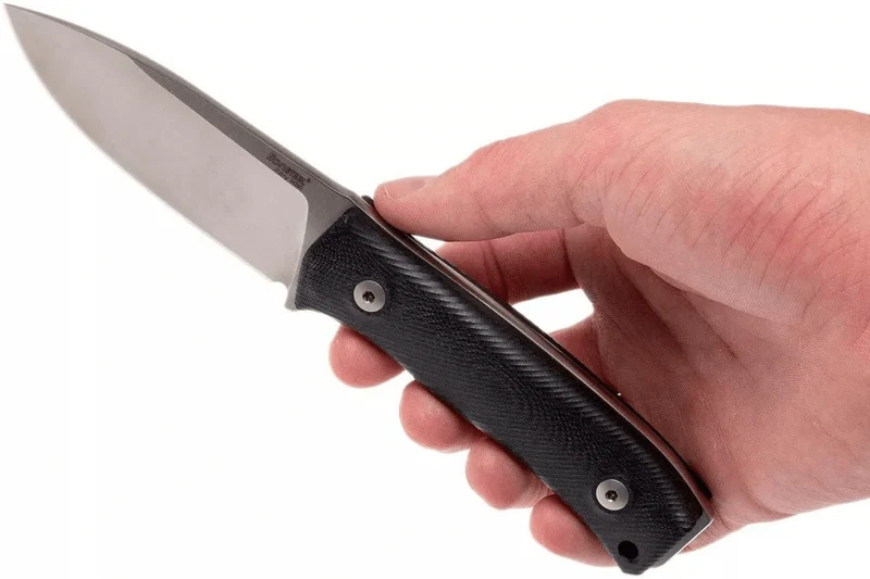 Couteau LionSteel M4.G10 lame 9,5cm manche en G10 + étui en cuir