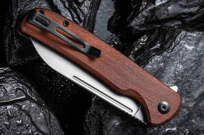 Couteau pliant CIVIVI Chevalier C200223 manche en bois de Bubinga 11,2cm