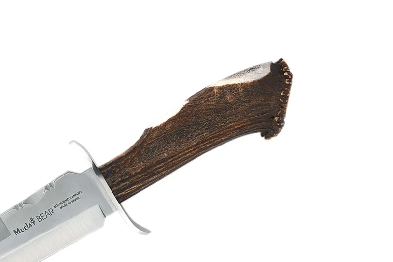Couteau Muela Bear 9254 lame en inox 24cm manche bois de cerf + étui en cuir