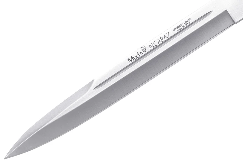 Couteau Muela Alcaraz 9252 lame en inox 26cm manche en stamina + étui en cuir