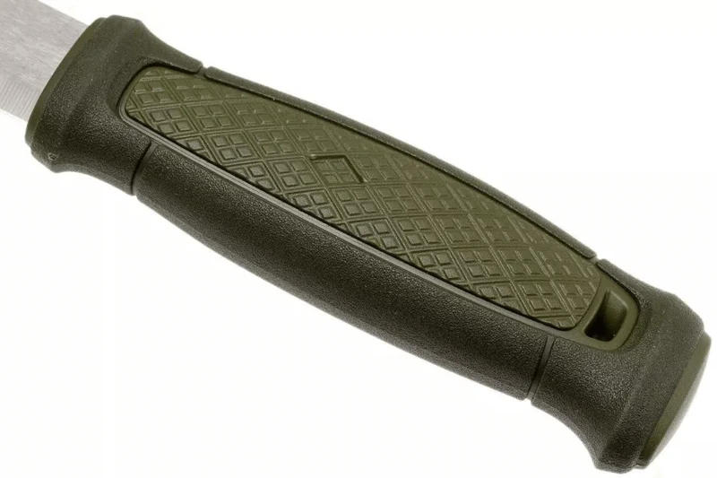 Couteau Mora Kansbol Multi-Mount 12645 lame inox 10,9cm manche caoutchouc vert + étui