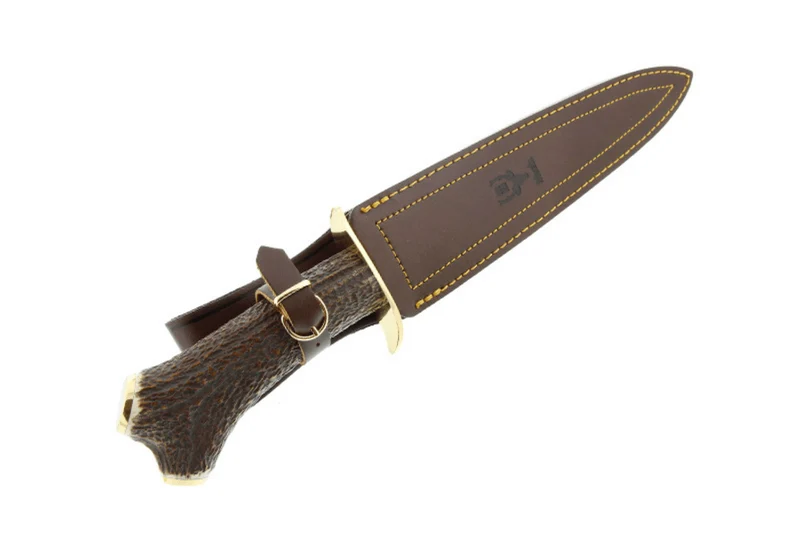 Couteau Muela Bear 9250 lame en inox 24cm manche en bois cerf et étui cuir