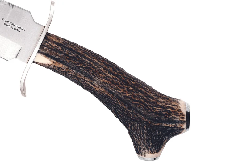 Couteau Muela Bear 9250 lame en inox 24cm manche en bois cerf et étui cuir