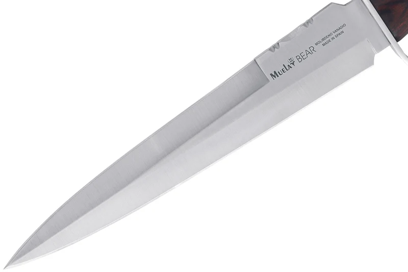 Couteau Muela Bear 9245 lame en inox 24cm manche en stamina + étui en cuir