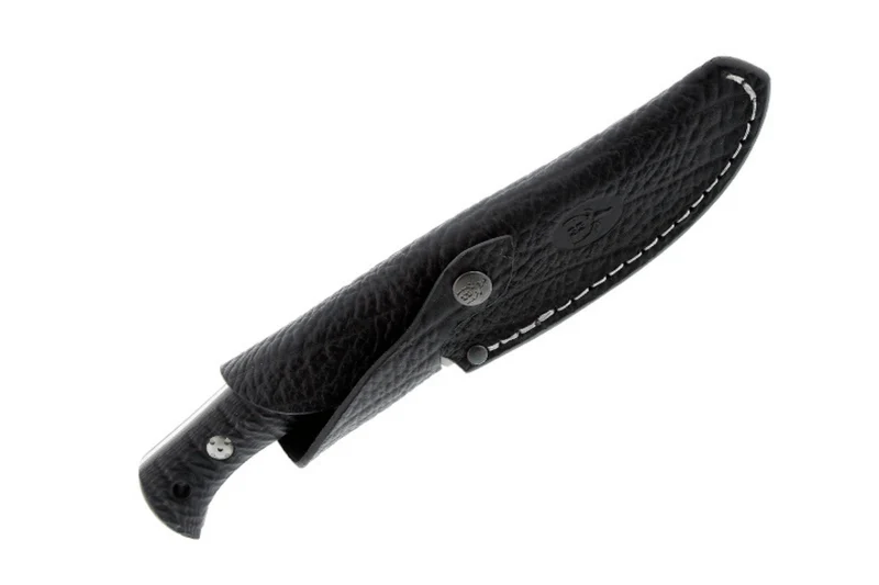 Couteau Muela Lakhota 9317 lame en inox 12cm manche en micarta noir + étui en cuir