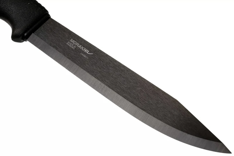Couteau Mora Pathfinder Noir 12355 lame carbone 17,2cm manche polypropylène noir + étui