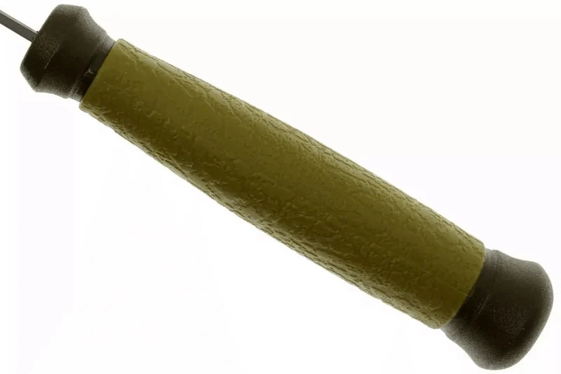Couteau Mora 2000 10629 lame inox 10,9cm manche caoutchouc vert + étui