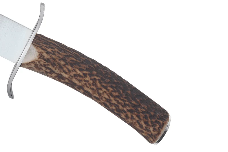 Couteau Muela Alcaraz 9255 lame en inox 26cm manche en bois de cerf + étui en cuir