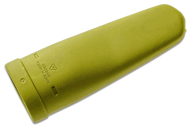 Couteau de poche Mora Eldris 12651 lame inox 5,9cm manche caoutchouc vert + étui