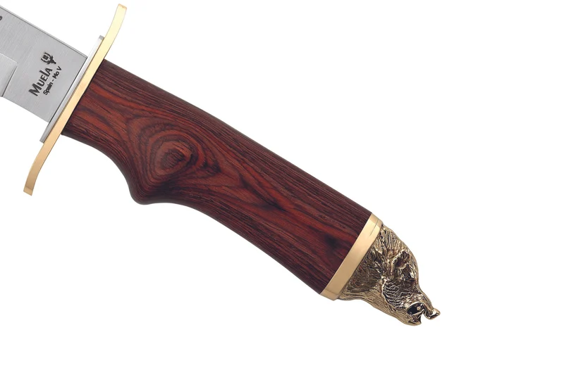Couteau Muela Wildboar 9300 lame en inox 16cm manche en stamina + étui en cuir et coffret