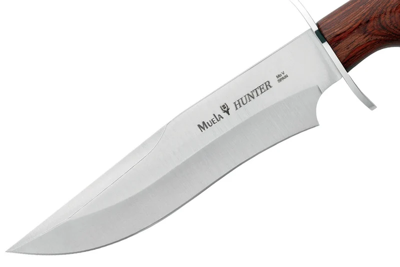 Couteau Muela Hunter 9298 lame en inox 17cm manche en stamina + étui en cuir