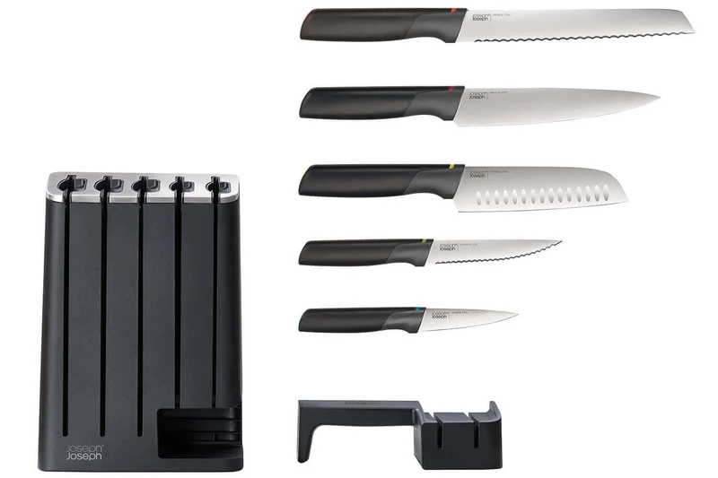 Bloc de 5 couteaux Joseph Joseph Elevate avec aiguiseur amovible