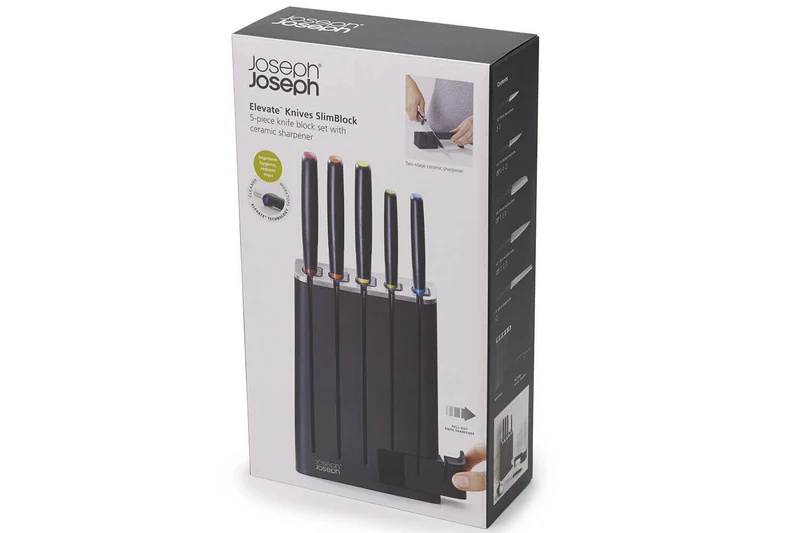 Bloc de 5 couteaux Joseph Joseph Elevate avec aiguiseur amovible