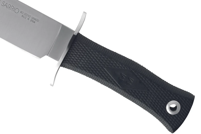 Couteau Muela Sarrio 9291 lame en inox 19cm avec manche en gomme noire + étui en cuir