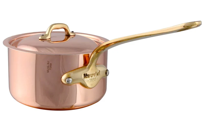 Couvercle en cuivre Mauviel M'Héritage 200B avec anse en bronze