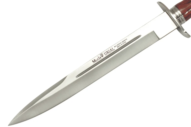 Couteau Muela Urial 9284 lame en inox 26cm manche en cocobolo + étui en cuir