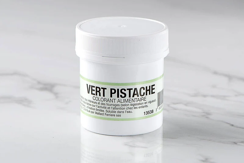 Colorant poudre concentré hydrosoluble vert pistache 20g