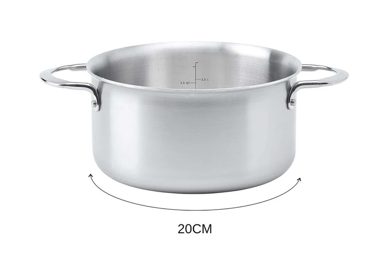 Faitout De Buyer Alchimy en inox 18/10 multicouches 3 plis