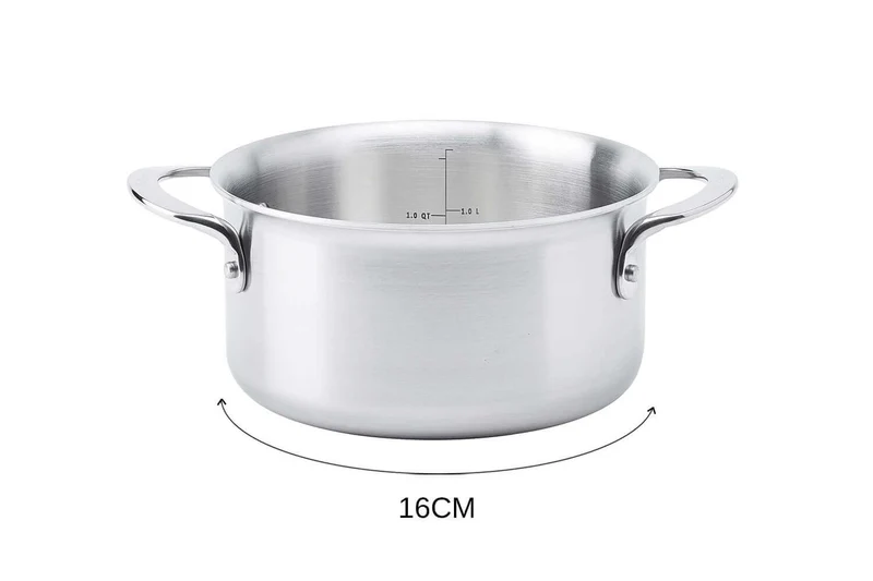Faitout De Buyer Alchimy en inox 18/10 multicouches 3 plis