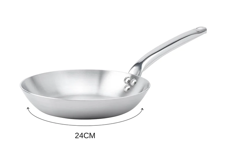 Poêle à frire De Buyer Alchimy en inox 18/10 multicouches 3 plis