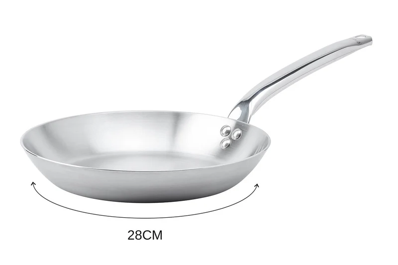 Poêle à frire De Buyer Alchimy en inox 18/10 multicouches 3 plis