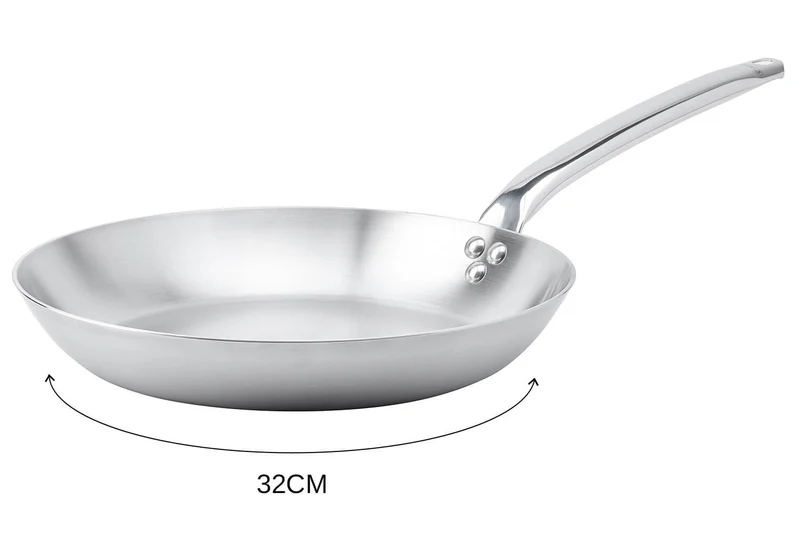 Poêle à frire De Buyer Alchimy en inox 18/10 multicouches 3 plis