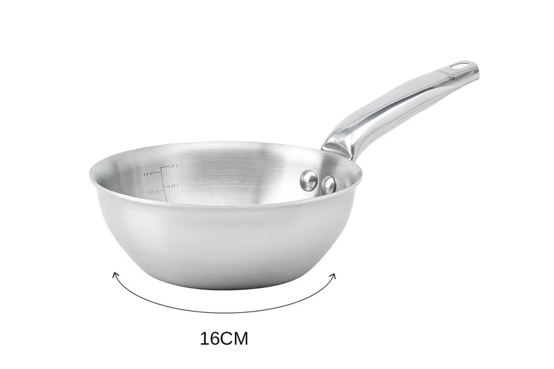 Sauteuse bombée De Buyer Alchimy en inox 18/10 multicouches 3 plis