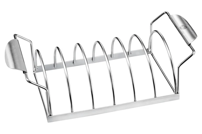 Support pour ribs Gefu en acier inox 40cm