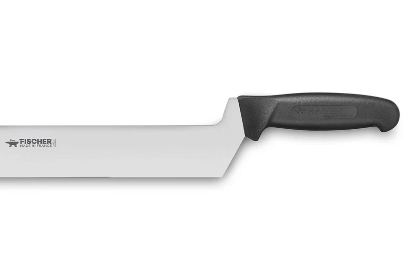 Couteau à fromage professionnel Fischer lame fine 33cm 2 manches noirs