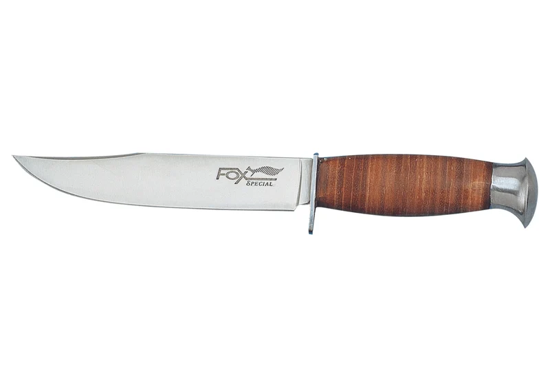 Couteau Fox Scout 610.11 lame 11cm manche en cuir