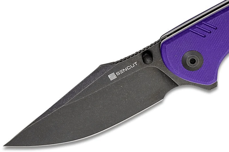 Couteau pliant Sencut Actium SA02D manche en G10 violet 11,5cm