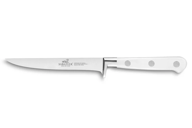 Couteau à désosser Sabatier Toque Blanche 100% forgé lame 13cm