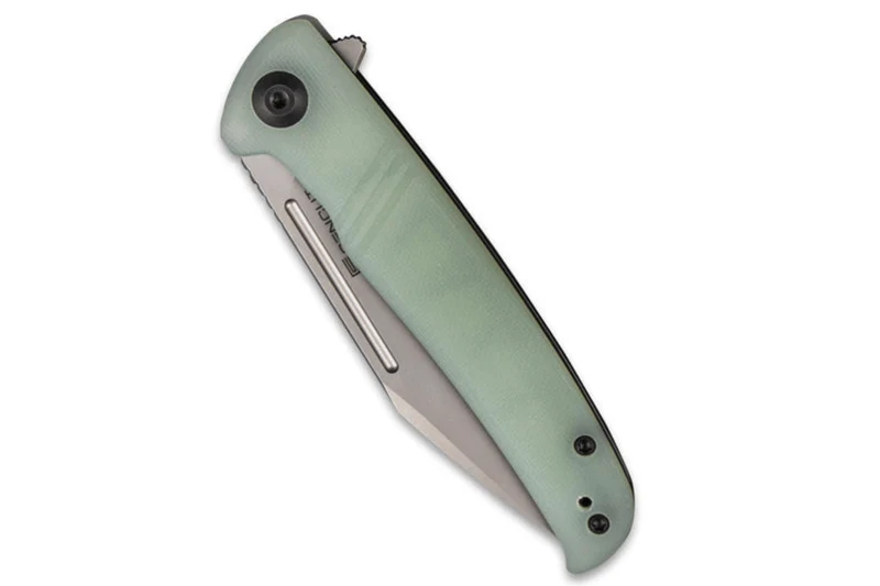 Couteau pliant Sencut Brazoria SA12B manche en G10 vert d'eau 11cm