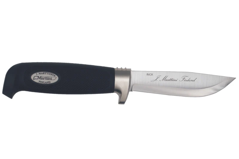 Couteau Marttiini Condor Skinner Basic 184014 lame 11cm manche caoutchouc noir + étui