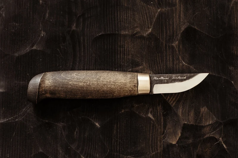 Couteau Marttiini Snappy 511020 lame 5,9cm manche bouleau + étui
