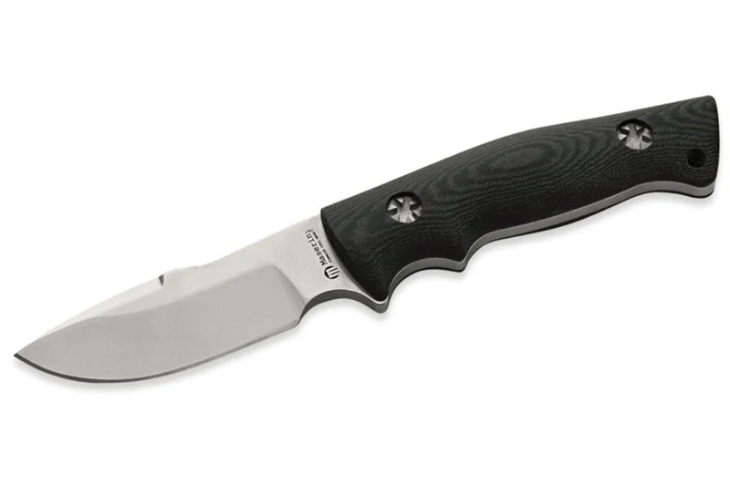 Couteau Maserin 986.MC lame 10cm manche en G10 noir + étui