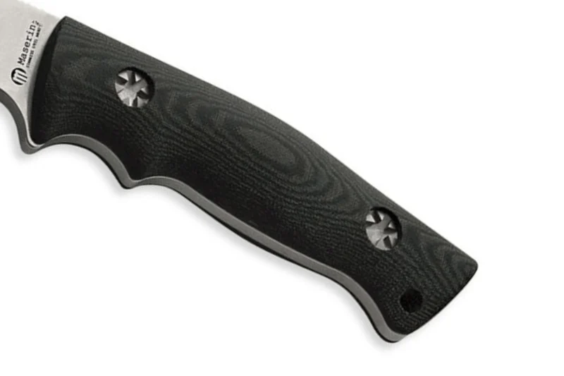 Couteau Maserin 986.MC lame 10cm manche en G10 noir + étui