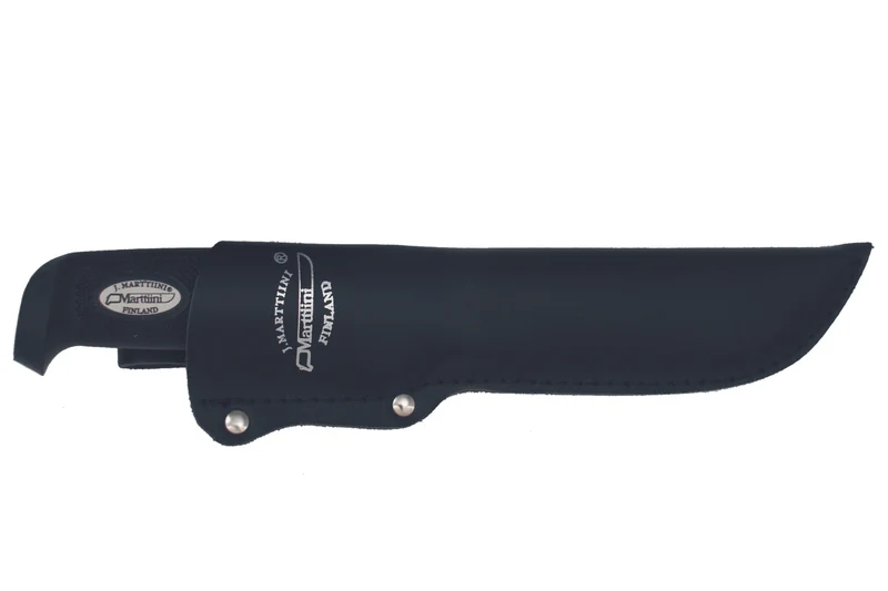 Couteau Marttiini Big Game Basic 184019 lame 13cm manche caoutchouc noir + étui