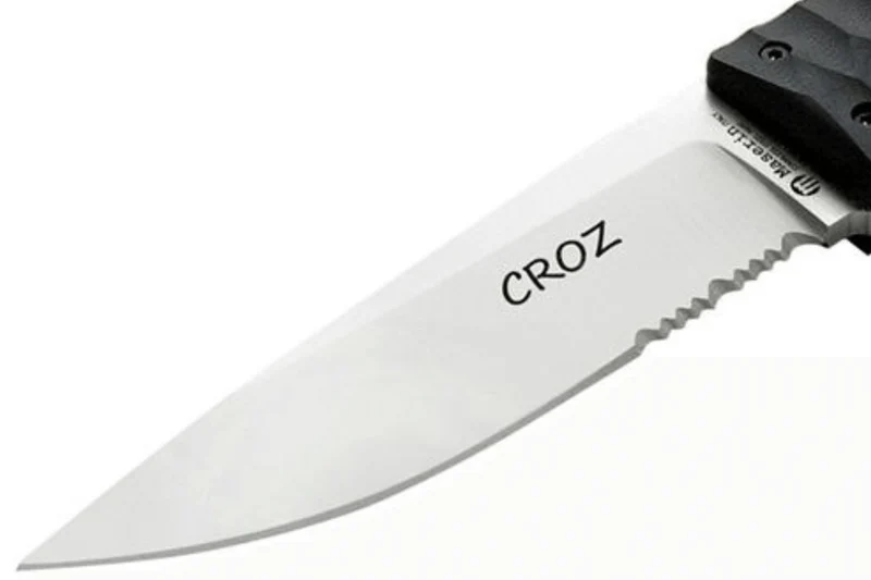 Couteau Maserin Croz 976.N lame 11cm manche en G10 noir + étui en nylon