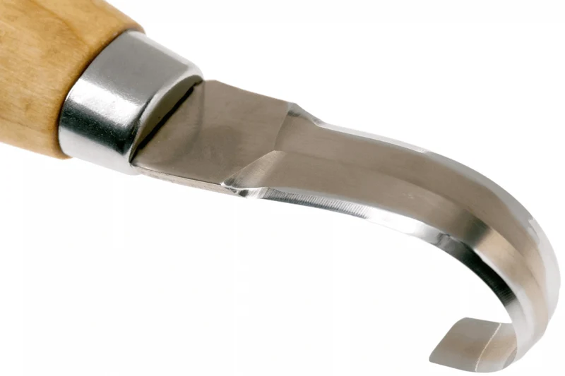 Couteau à sculpter Mora 162 double tranchant 13446 lame inox 5,5cm manche bouleau