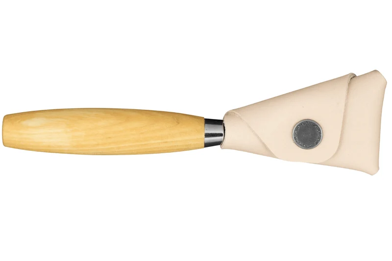 Couteau à sculpter Mora 163 double tranchant 13445 lame inox 7,4cm manche bouleau