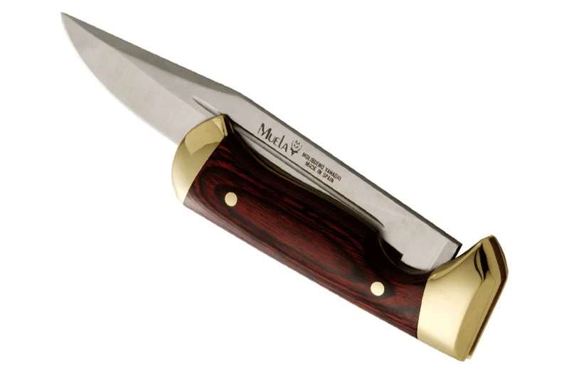 Couteau pliant Muela 9326 lame en inox 18cm manche en stamina + étui en cuir