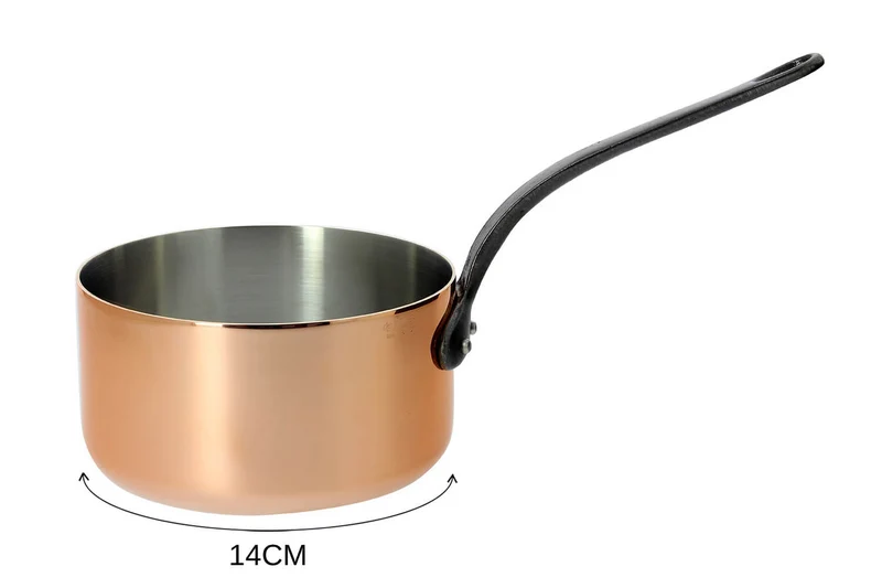 Casserole en cuivre De Buyer Inocuivre poignée en fonte d'acier