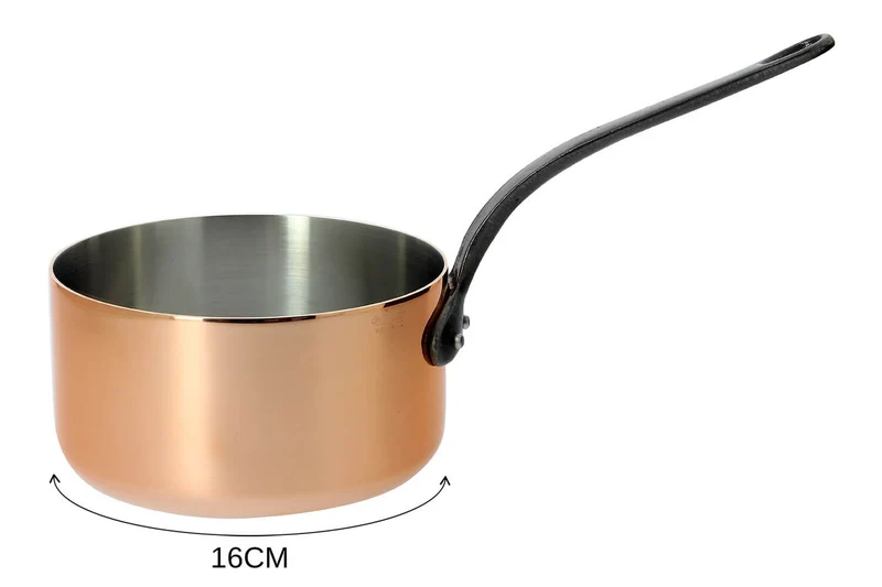 Casserole en cuivre De Buyer Inocuivre poignée en fonte d'acier