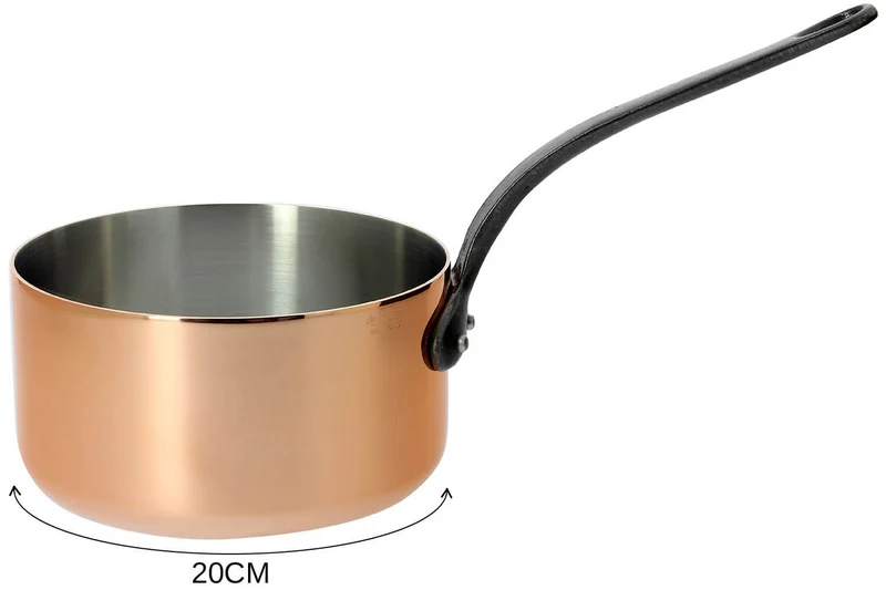 Casserole en cuivre De Buyer Inocuivre poignée en fonte d'acier