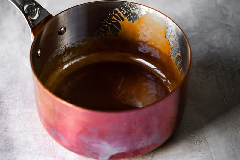 Casserole en cuivre De Buyer Inocuivre poignée en fonte d'acier