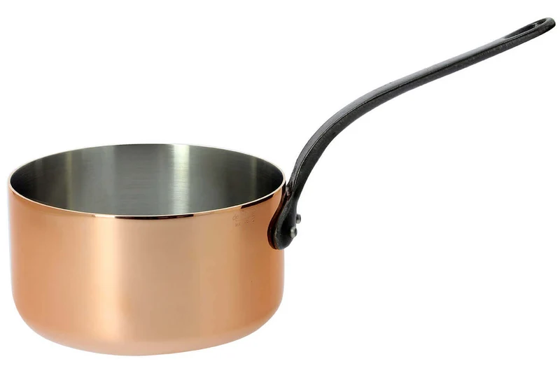Set de 5 casseroles en cuivre De Buyer Inocuivre poignée en fonte d'acier