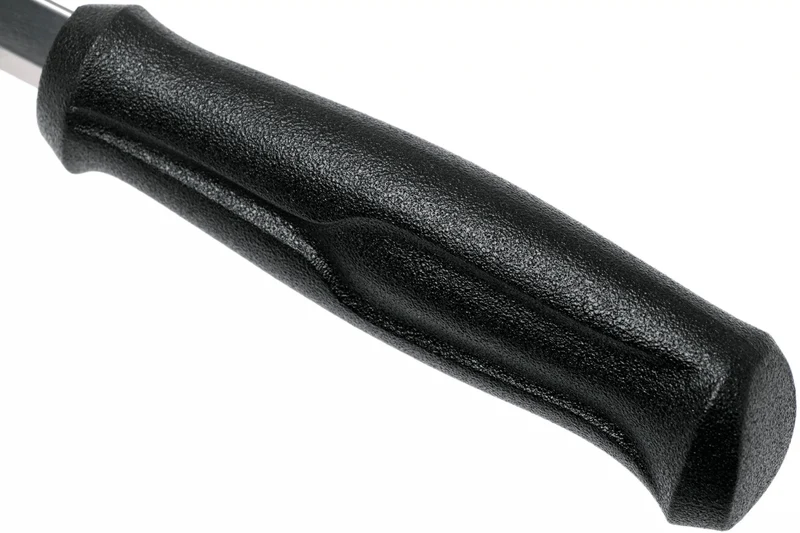 Couteau à sculpter bois Mora Basic 12658 lame inox 7,5cm manche polypropylène noir + étui