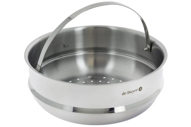 Panier cuit-vapeur 24cm De Buyer en acier inoxydable