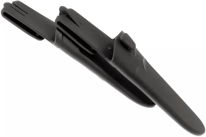 Couteau Mora Pro S 12242 lame inox 9,1cm manche caoutchouc bleu + étui